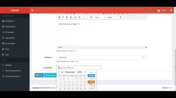 cicool builder - how to make blog with crud builder