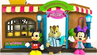 UNBOXING LI'L WOODZEEZ PASS THE PASTA RESTAURANT & MICKEY MOUSE