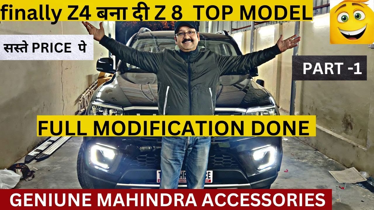 Scorpio N modification 1st in India ✓Z4 converted to z8