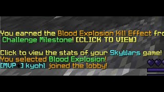 Finally Getting My Blood Explosion Kill Effect Back...