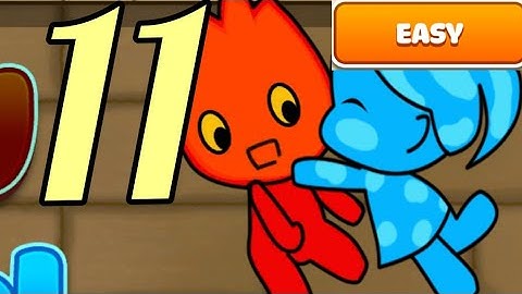 Redboy and Bluegirl Level 11 Easy In Light Temp Maze Android Walkthrough