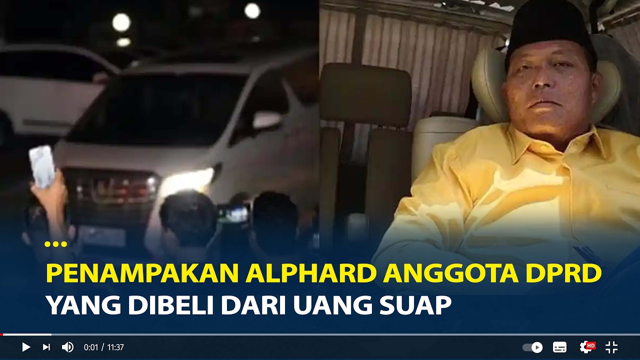 Penampakan Mobil Alphard Anggota DPRD Muara Enim yang Dibeli Dari Uang Suap Proyek Irigasi Rp1,6 M