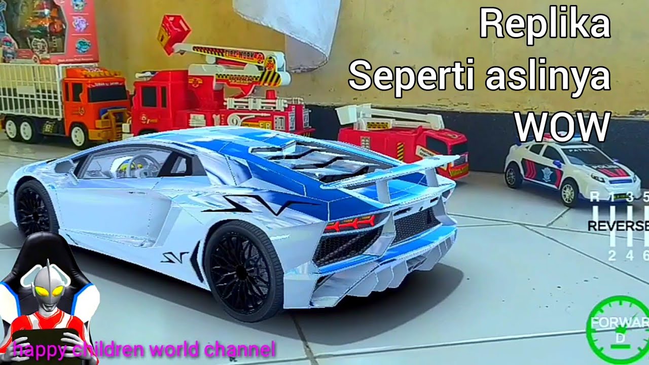 Replika Lamborghini  Aventador  RC  seperti aslinya Mainan 