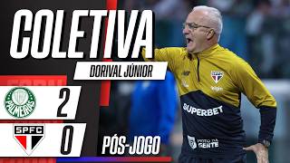 SÃO PAULO: COLETIVA DE DORIVAL JÚNIOR APÓS DERROTA PARA O PALMEIRAS | ESPN