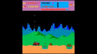 Moon Patrol [Arcade] - 1CC - Difficulty Level: Default screenshot 5