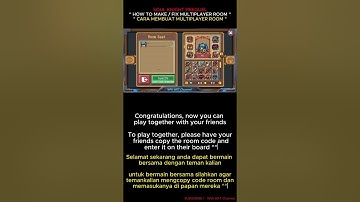 How to "Fix Error" or make Multiplayer room / Cara Membuat Multiplayer room di Soul Knight Prequel