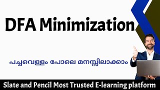 DFA Minimization|Theory of Computation|Toc malayalam