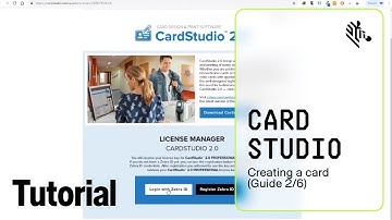 Zebra: CardStudio DesignStudio - Creating a Card (Guide 2/6)