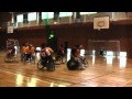 京都伏見スパローズＶＳドリーマーズ40（車いすハンドボール近畿リーグスプリングミーティング）