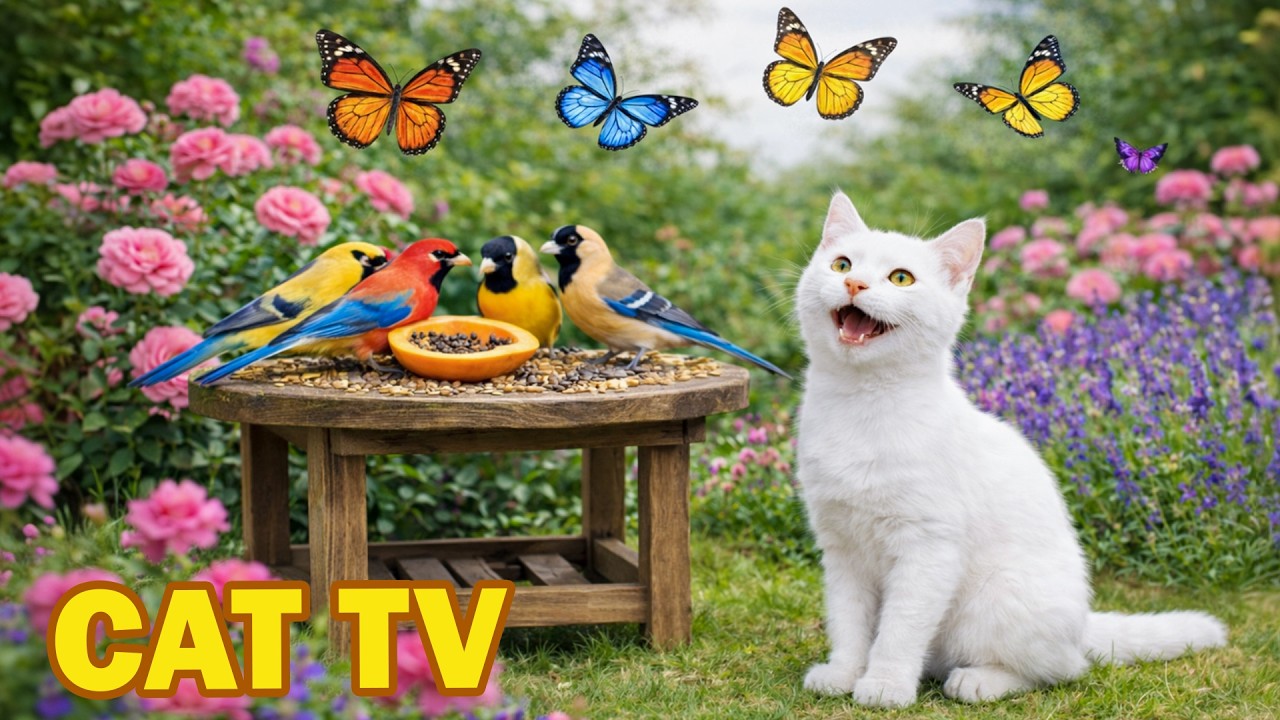 😺🐶🔥 Non-Stop Pet Relaxation 🐦🌿 | Birds, Trees & Peaceful Forest TV 4K HDR