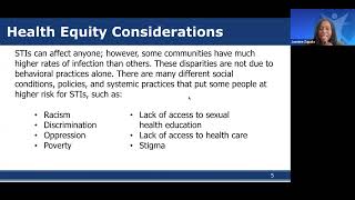 STI Update with Dr. Jasmine Zapata