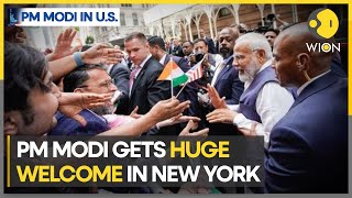 PM Modi’s US visit: PM Narendra Modi gets warm welcome in New York, meets intellectuals, CEOs | WION