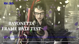 BAYONETTA PS4 FRAME RATE TEST (Frame Rate Test PS4)