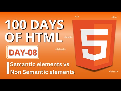 Using Div Everywhere Is Breaking Your HTML | Semantic Tags Truth | 100 Days of HTML