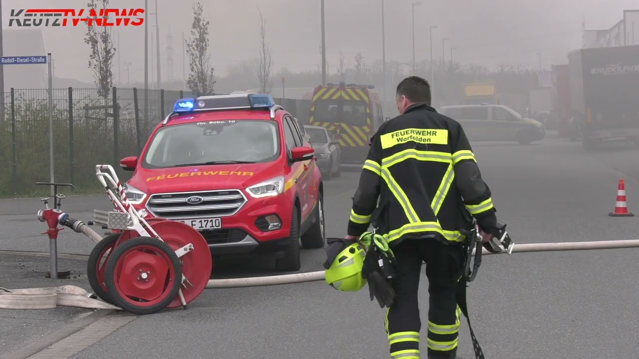 Großbrand in Garagenmietpark - Büttelborn - 22.03.2024