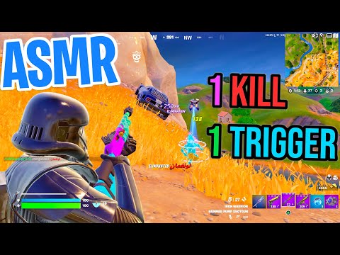 ASMR Gaming 😴 Fortnite 1 Kill = 1 Trigger Relaxing Mouth Sounds 🎮🎧 Controller Sounds + Whispering 💤