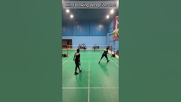 mind-blowing deception Badminton #sports #badminton #bwf #shorts #shortvideo