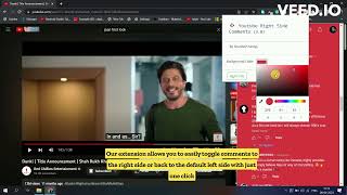 Youtube Right-Side Comments | Chrome Extension | Right Side Bar