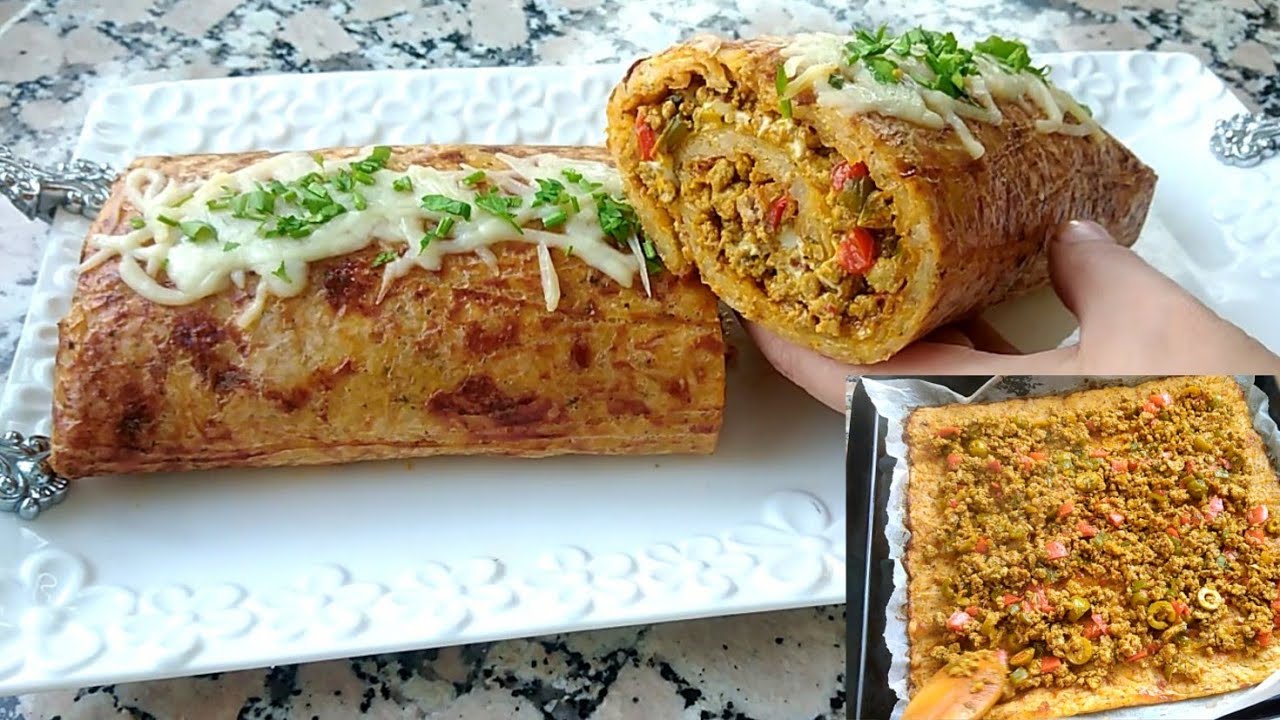 جبتلك فكرة لي عشاء اليوم 😌أسرع وألذ وجبة خفيفة بسيطة ولذييذة متشبعوش منها 👌طبق صيفي بمتياز