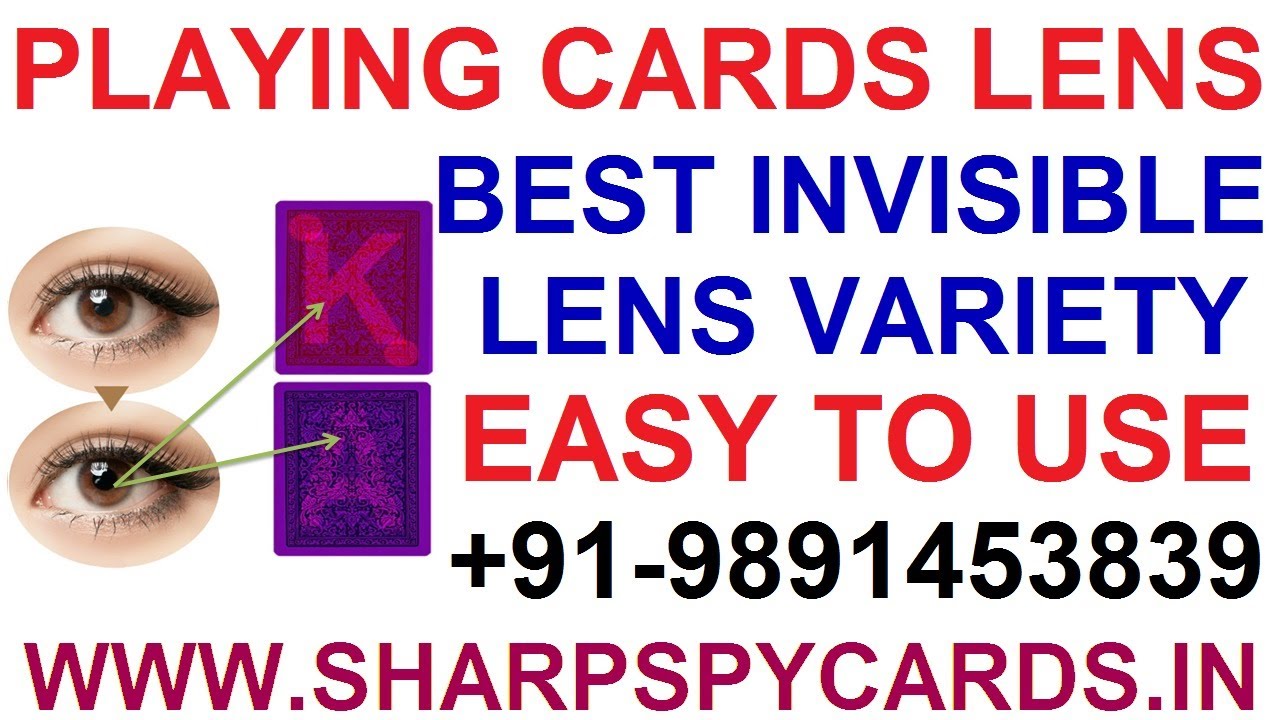 playing card cheating contact lens | playing card cheating glass lens for playing cards| 9891453839