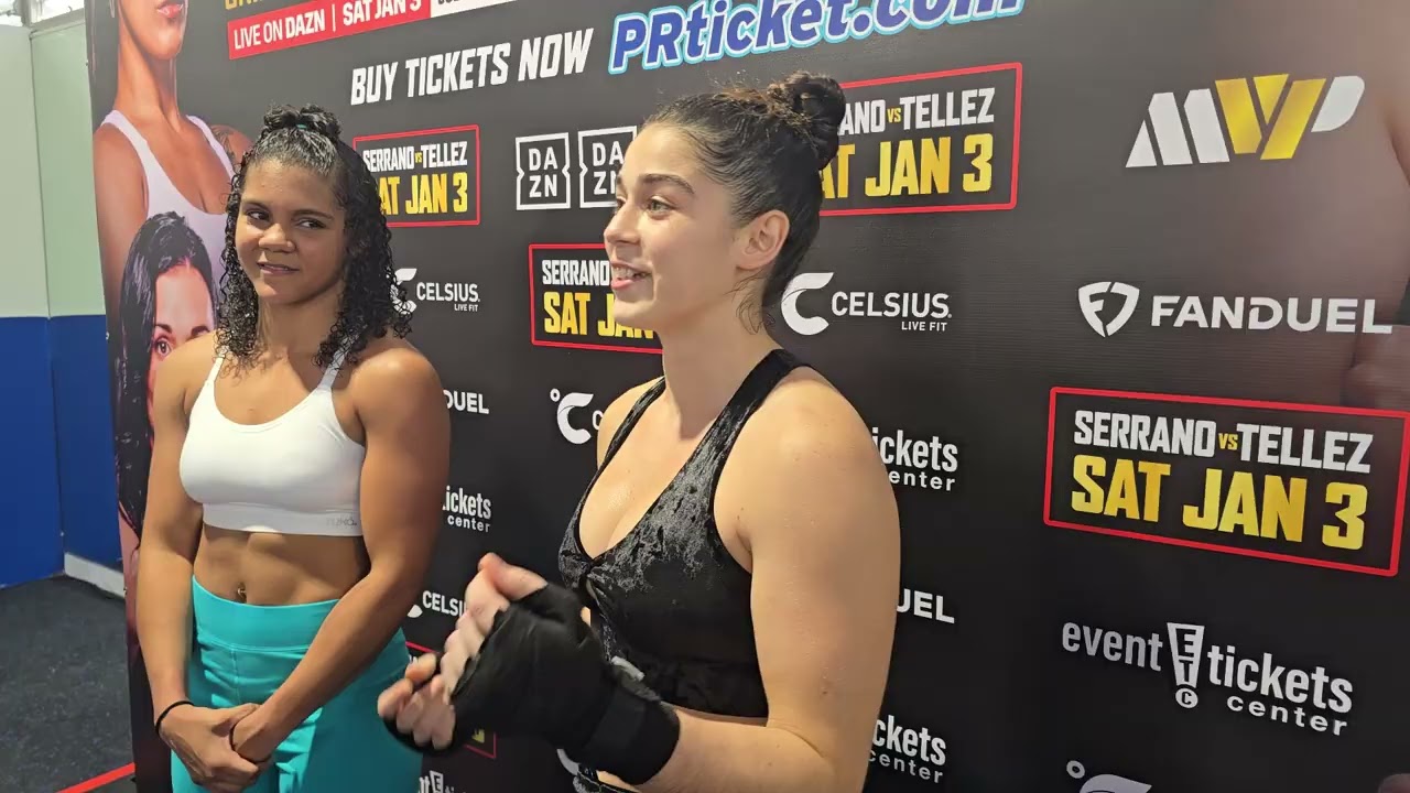 Krystal Rosado y Elise Soto Interview for MVP's SERRANO VS TELLEZ 