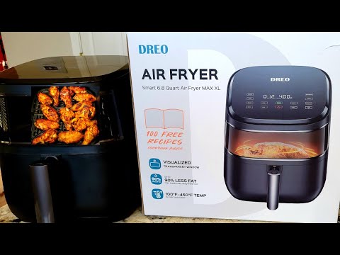  Dreo Air Fryer Pro Max, 6.8QT, 11-in-1 Digital Air