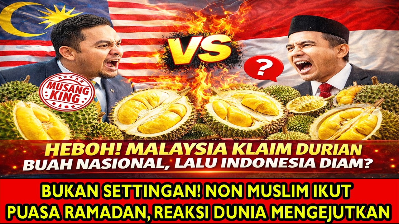 GEMPAR! MALAYSIA MENGKLAIM & AJUKAN DURIAN JADI BUAH NASIONAL, BAGAIMANA DENGAN INDONESIA?| REACTION