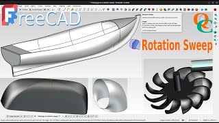 Quand et pourquoi utiliser Rotation Sweep dans FreeCAD 1.1.0 ?