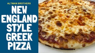 New England Style Greek Pan Pizza At Home