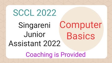 Singareni Junior assistant Exam 2022 Computer Awareness | SCCL Junior Assistant Exam computer basics
