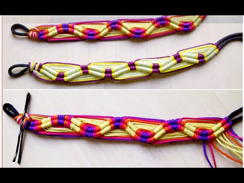 PULSERA DE HILO MUY FÁCIL Y RÁPIDO DE HACER / TUTORIAL PASO A PASO  /DIY/BRACELETS. 