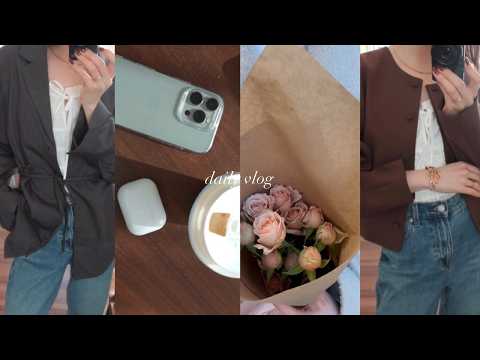 vlog | 社会人の日常☕🕯️ZARA春服購入品・ジャケット・春物アイテム・ピラティス | 20代OLの日常