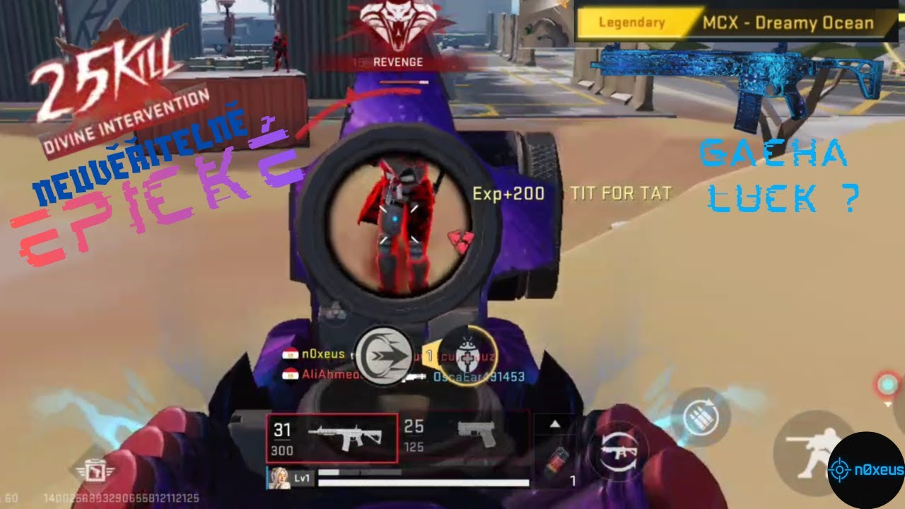 25 KILLŮ 🔫 EPICKÉ 😎 !! - GACHA LUCK 🤑🤑 ?? - Bloodstrike Mobile CZ/SK