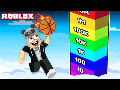 En Yükseğe Basket At ve Zirveye Çık! - Panda ile Roblox Super Dunk