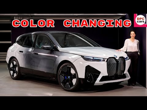 Color Changing Paint BMW iX Flow Featuring E Ink