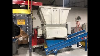 Used Vecoplan RG52/40 Single Shaft Shredder For Plastic Recycling