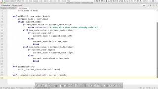 234  Recursion and inorder traversal in Python