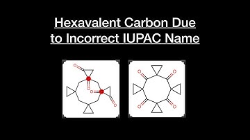 Hexavalent Carbon Due to Incorrect IUPAC Name | Polyspiro Compounds | Organic Chemistry