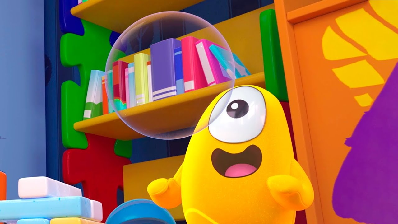 Cartoons - BooMons are playing with Bubbles 💙🤗 | Cuquin's adventurous friends