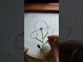 making French note flower embroidery | satisfying hand embroidery#embroidery#shorts#sewing