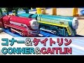 きかんしゃトーマス プラレール 特急きかんしゃセット コナー&ケイトリン THOMAS & FRIENDS CONNER and CAITLIN レビュー