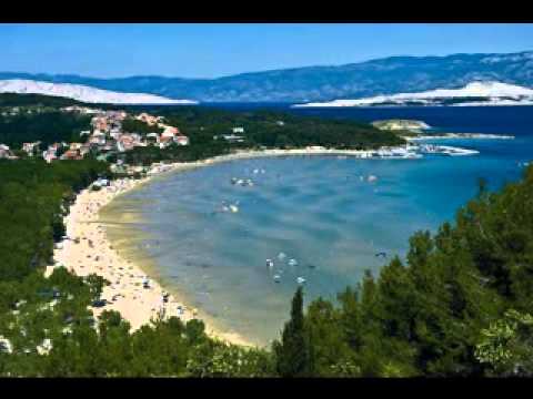 Paradise Beach Rab Croatia travel pictures - YouTube