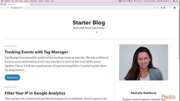 Hands-On Web Development with React and GatsbyJS : Importing Files with GraphQL | packtpub.com