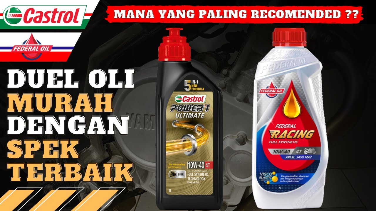🔴FEDERAL RACING 10W-40 vs CASTROL POWER1 ULTIMATE 10W-40 - YouTube