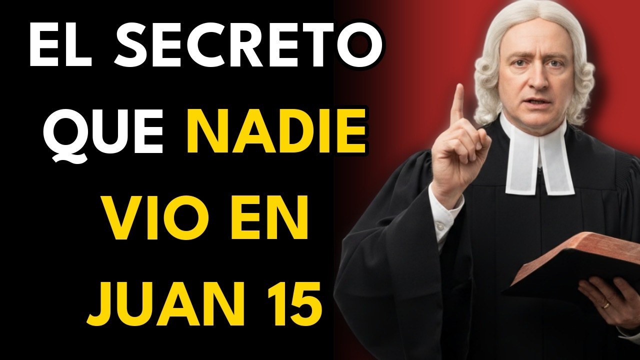 JOHN WESLEY ENSEÑA: LO QUE NADIE VIO EN ESTE VERSÍCULO DE JUAN 15