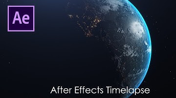 Planet earth/Timelapse/Adobe after effects