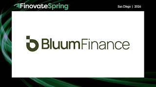 FinovateSpring 2026 / Bluum Finance