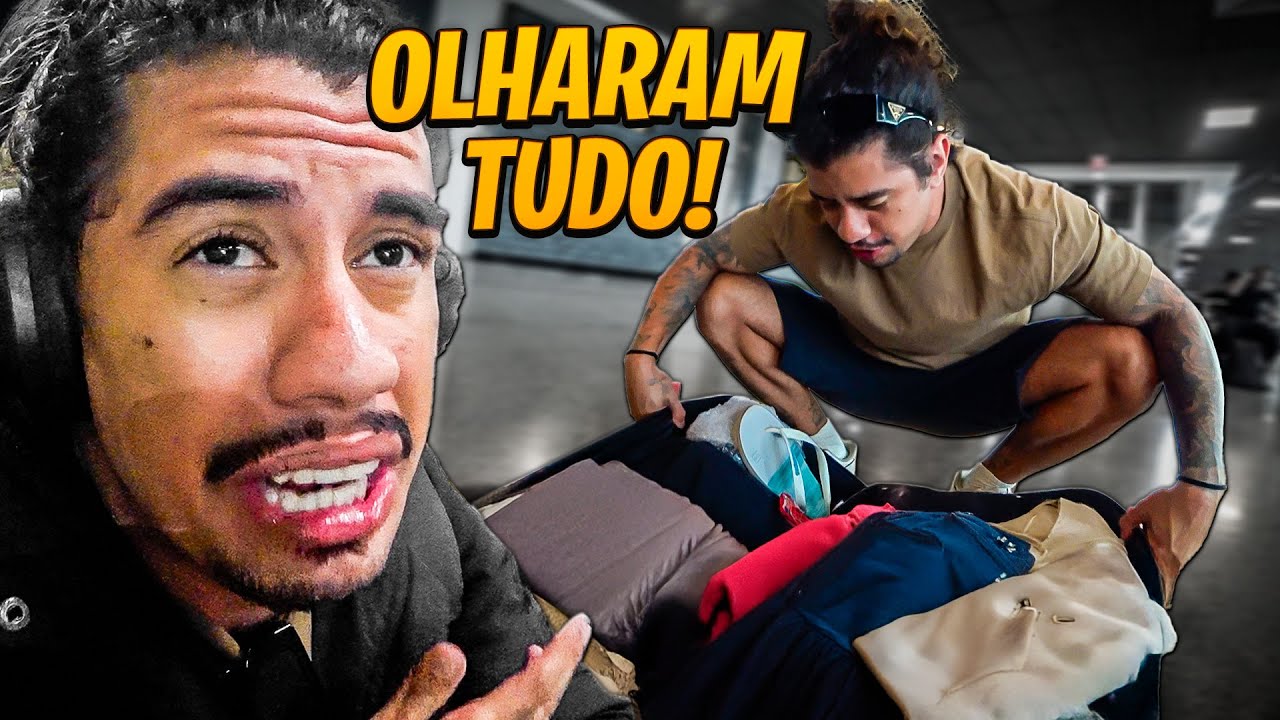 PASSANDO VERGONHA NO AEROPORTO! ABRIRAM MINHAS MALAS E REVISTARAM TUDINHO 😰✈