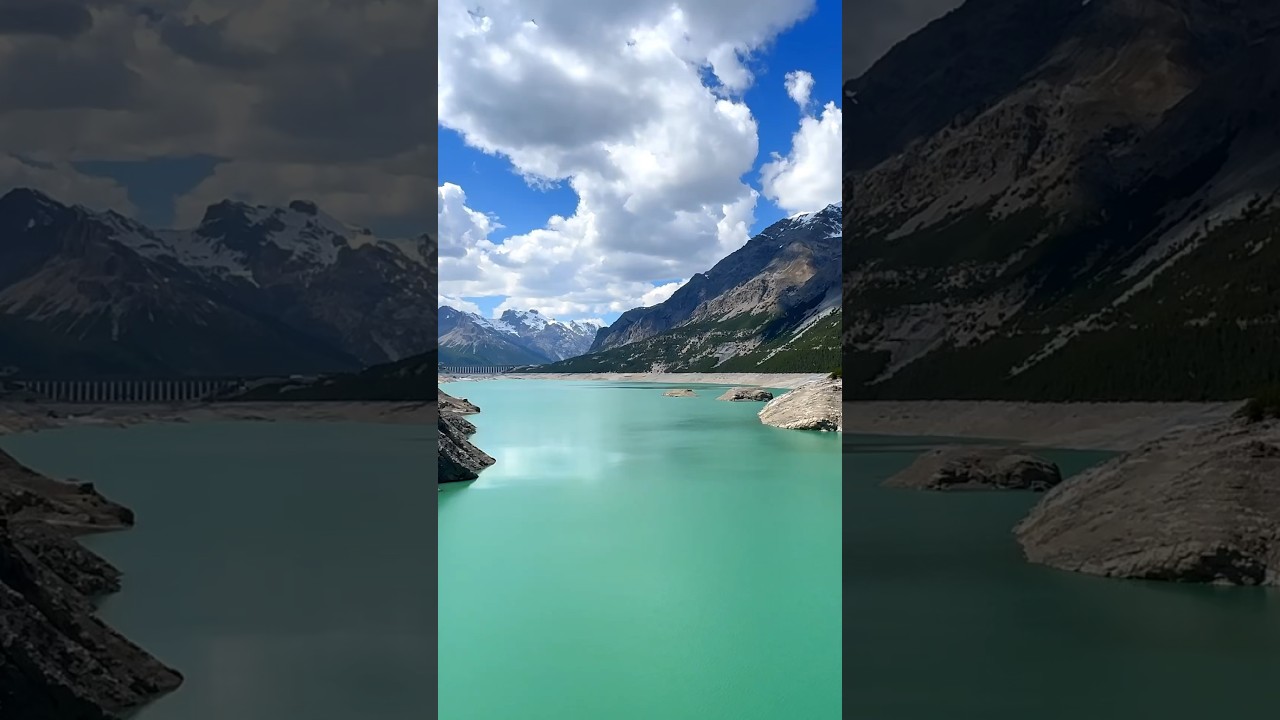 Lake Cancano is incredible for hiking and biking, Italy 