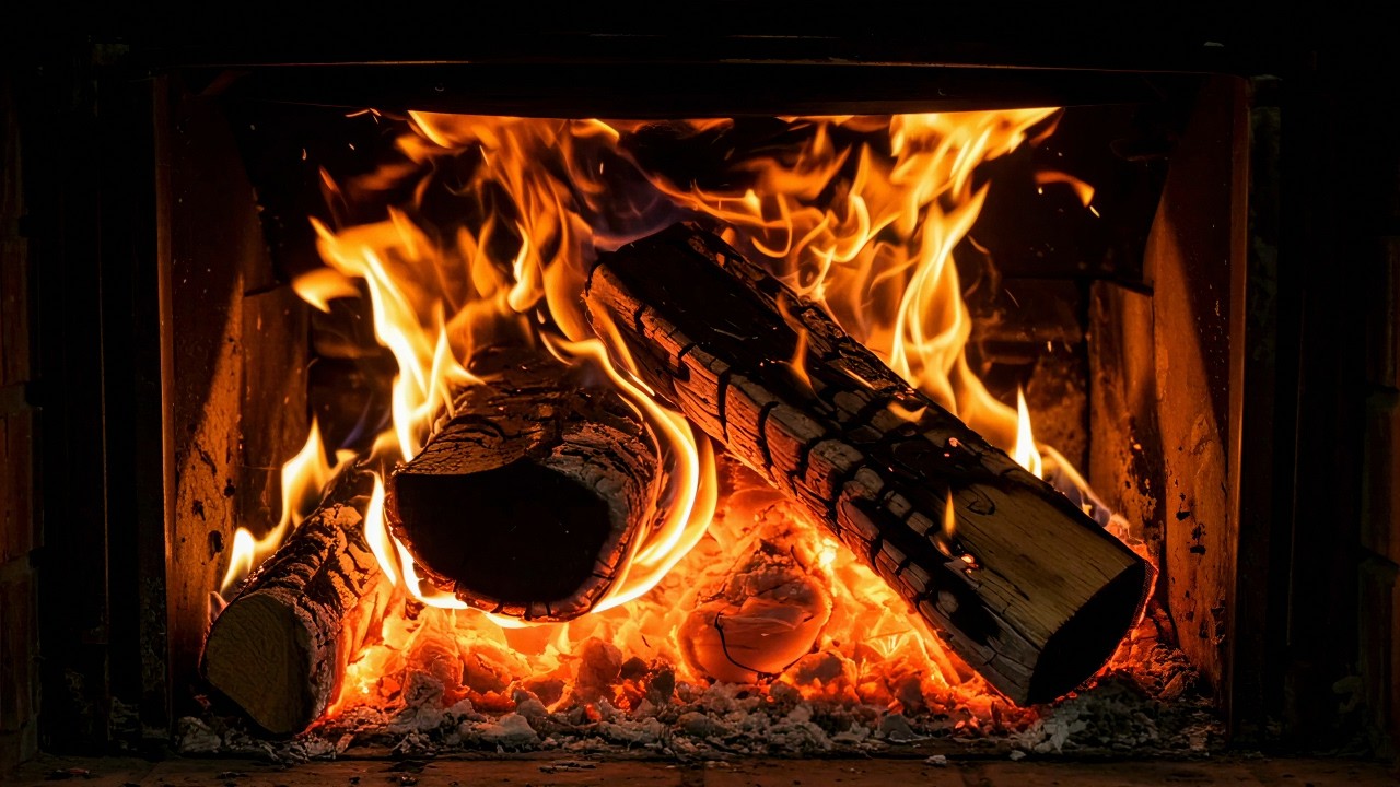 Relaxing Cozy Fireplace 4K 🔥 Fireplace with Crackling Fire Sounds